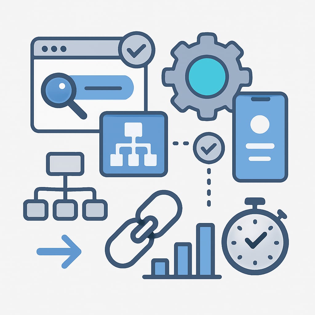 Implementation Step 1: Website Technology and Structure Optimization - Explanatory Image