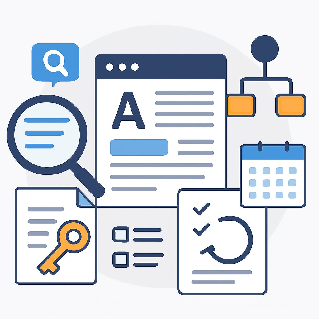 內容策略與關鍵字佈局 - 說明圖片