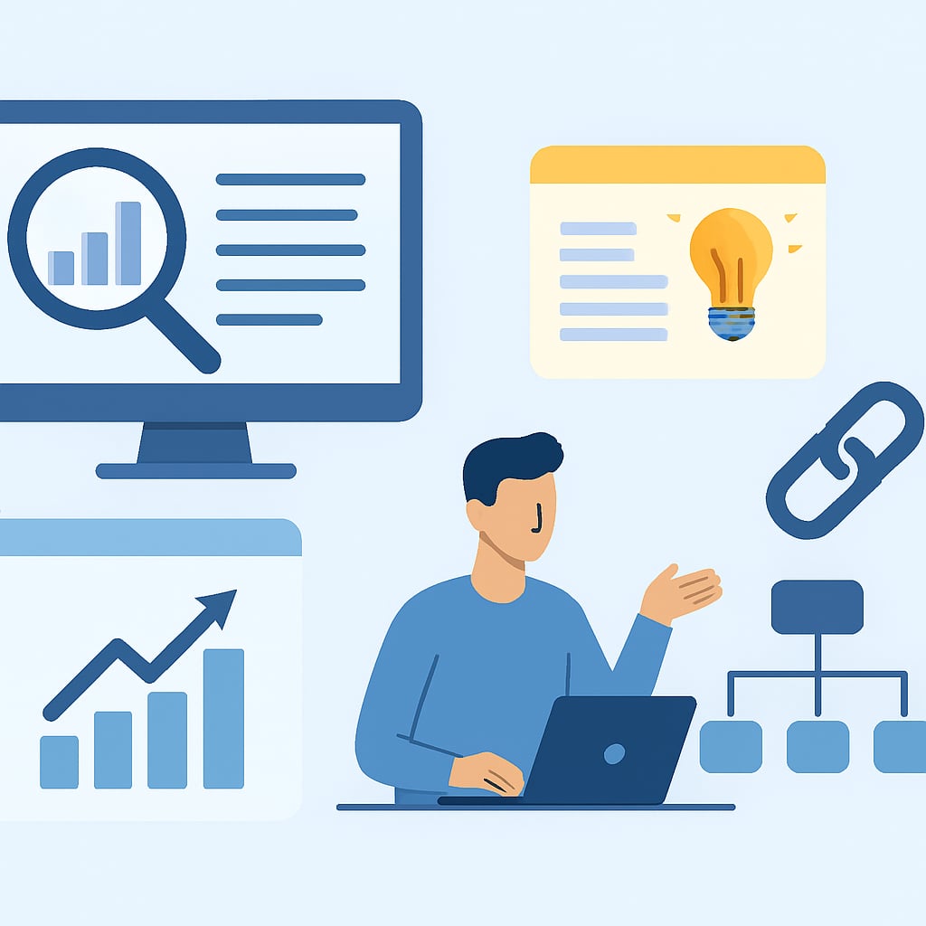 Content Strategy and Keyword Placement - Illustration
