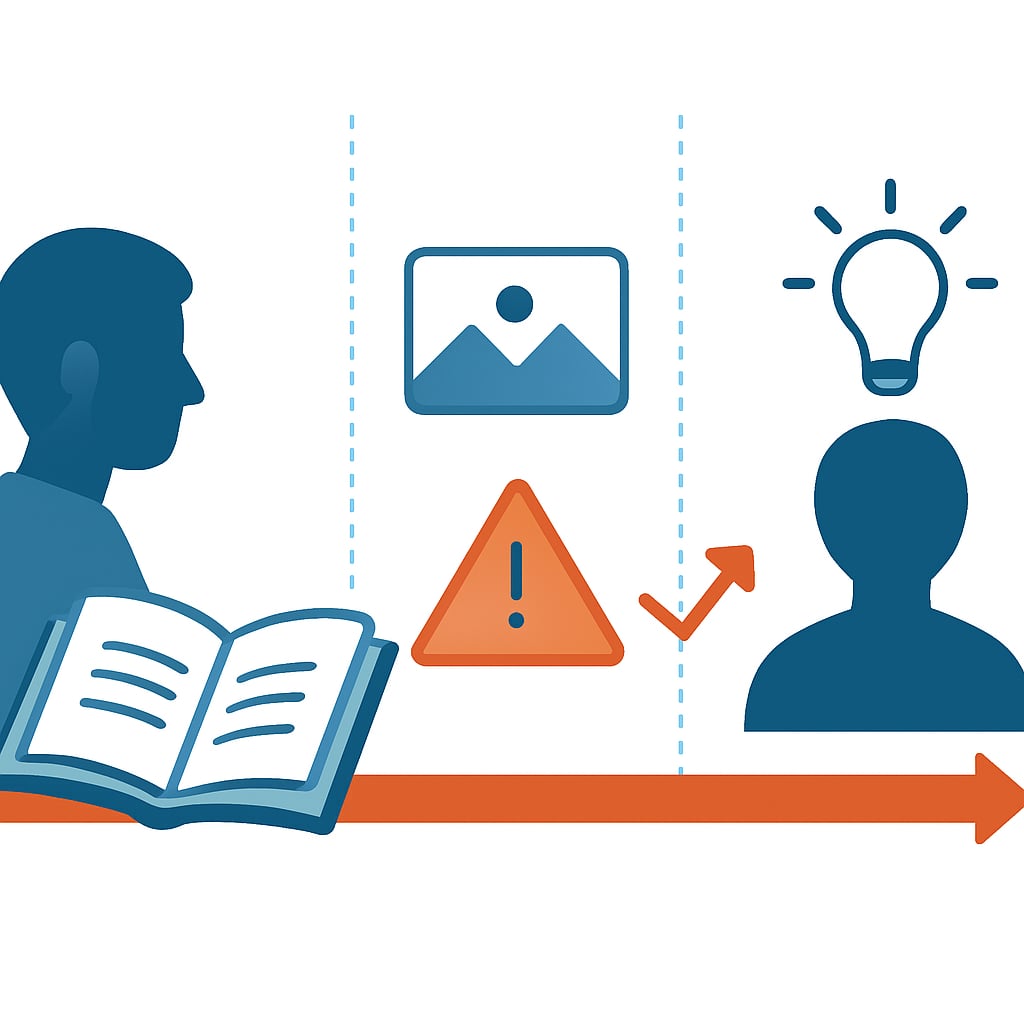 技巧二：設計清晰的敘事結構 - 說明圖片