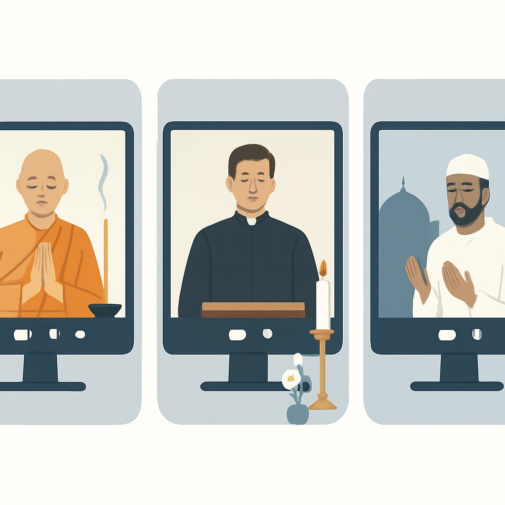 宗教儀式的線上實踐：不同信仰的具體差異與示範 - 說明圖片