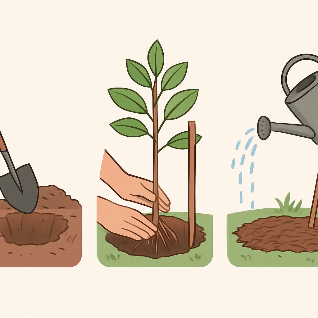 第二步：正確的種植執行技巧 - 說明圖片