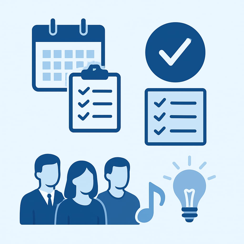 追思音樂會的五個實用籌備步驟實務應用 - 說明圖片