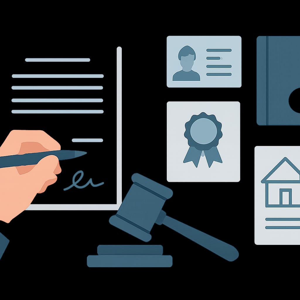 第二步：撰寫遺囑本文與準備所需文件 - 說明圖片