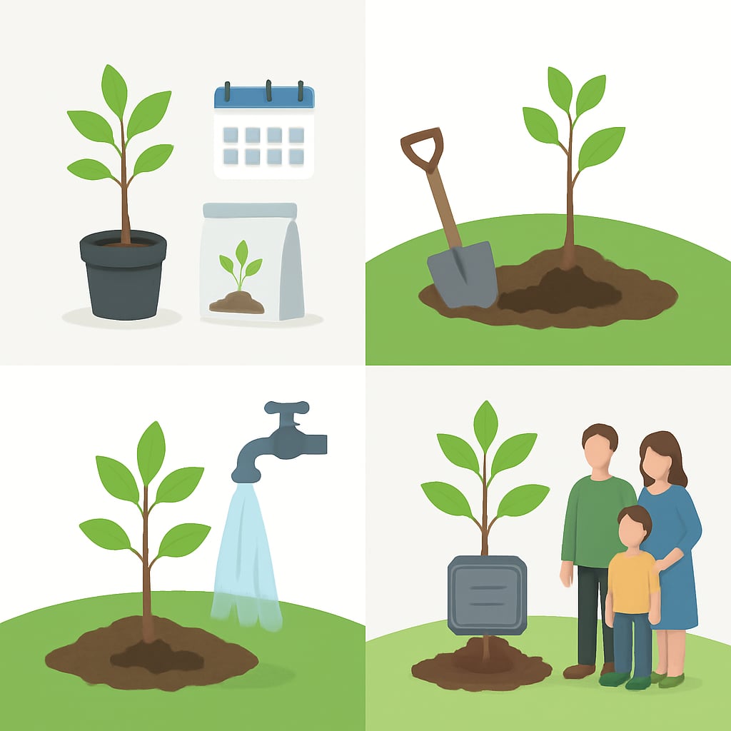 從規劃到種植的詳細步驟指南 - 說明圖片