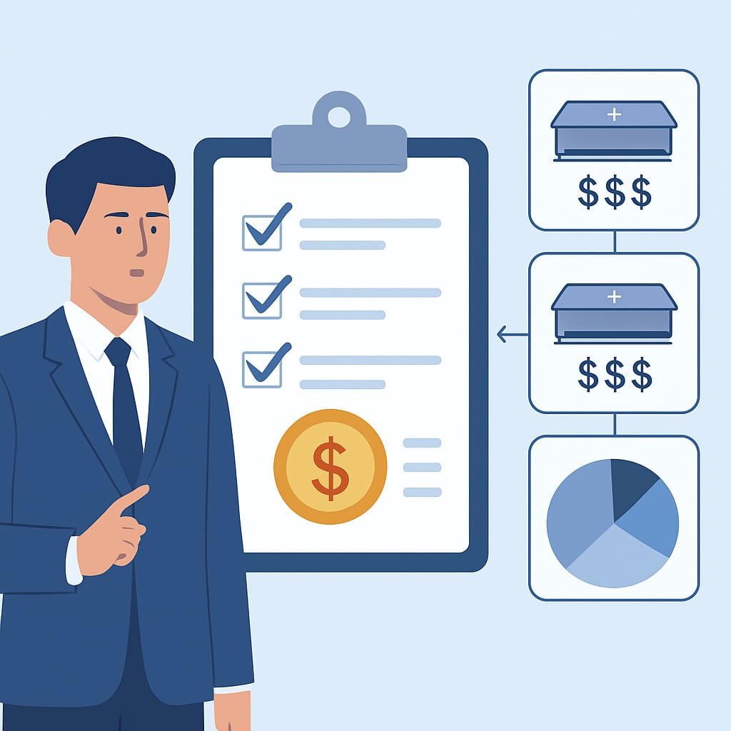 第二部分：如何制定您的葬禮預算計畫 - 說明圖片