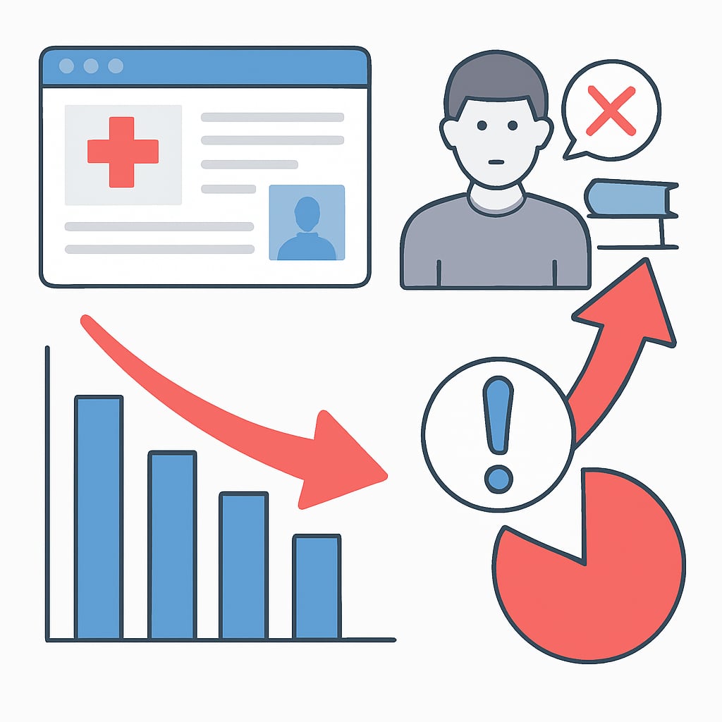 案例剖析：醫療資訊網站因E-A-T不足的排名崩潰 - 說明圖片