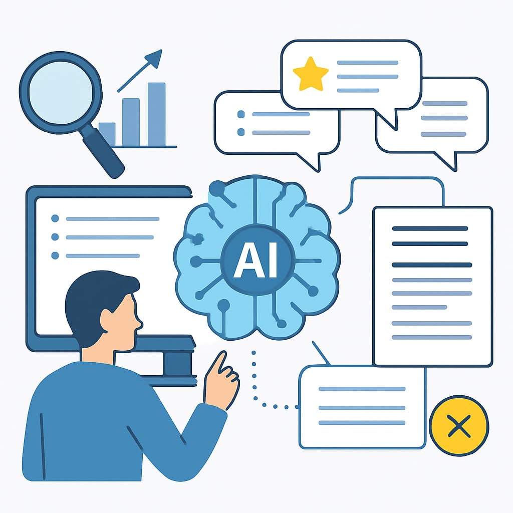 第二步：AI寫作與SEO內容結構的實作步驟 - 說明圖片
