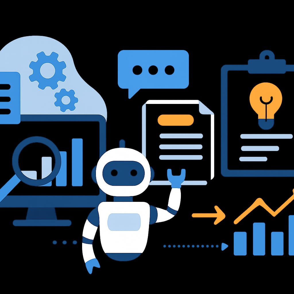 內容生成與優化的核心流程 - 說明圖片