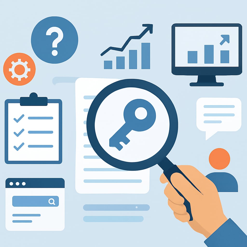 第二步：進行全面的關鍵字研究與蒐集 - 說明圖片