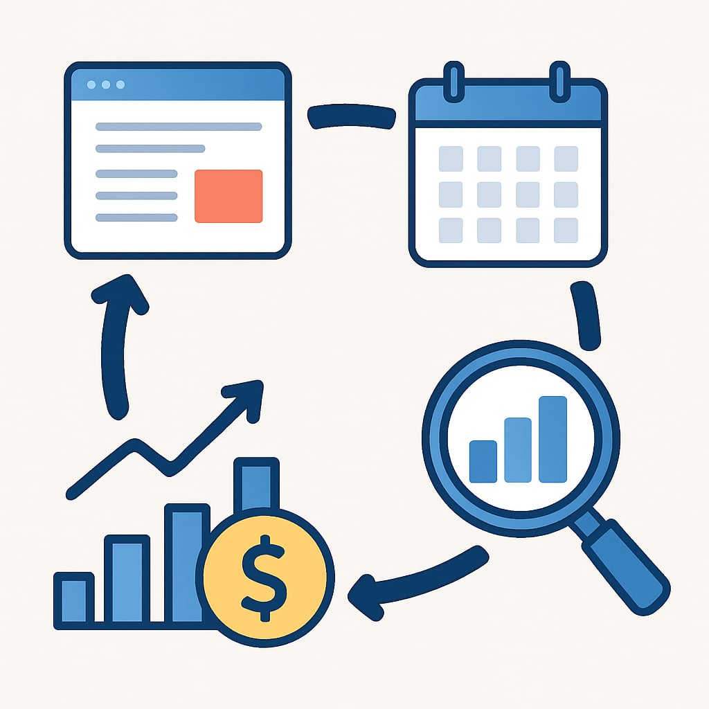 策略二：建立系統化的內容更新與優化循環 - 說明圖片