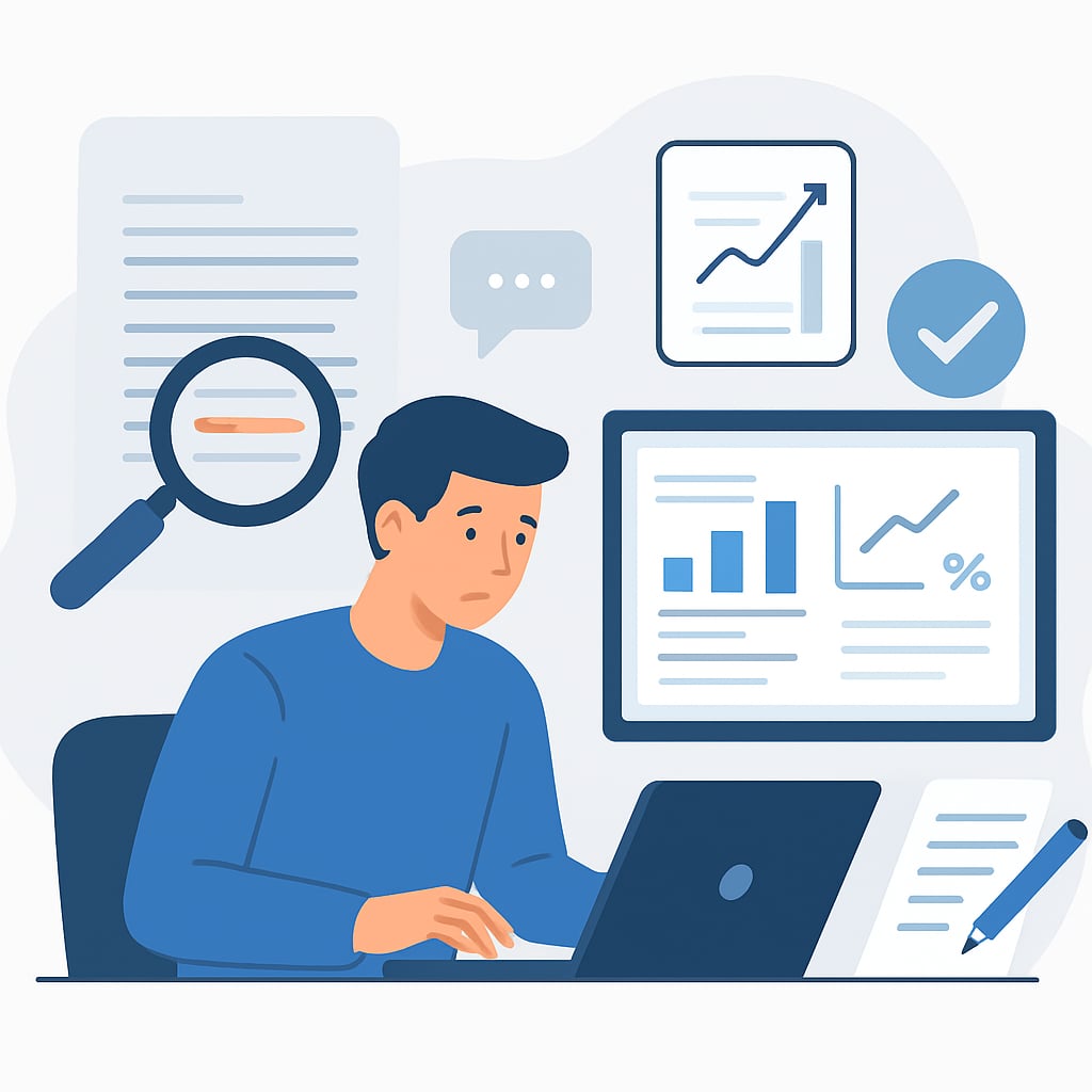 第二步：內容撰寫與密度初步調整 - 說明圖片