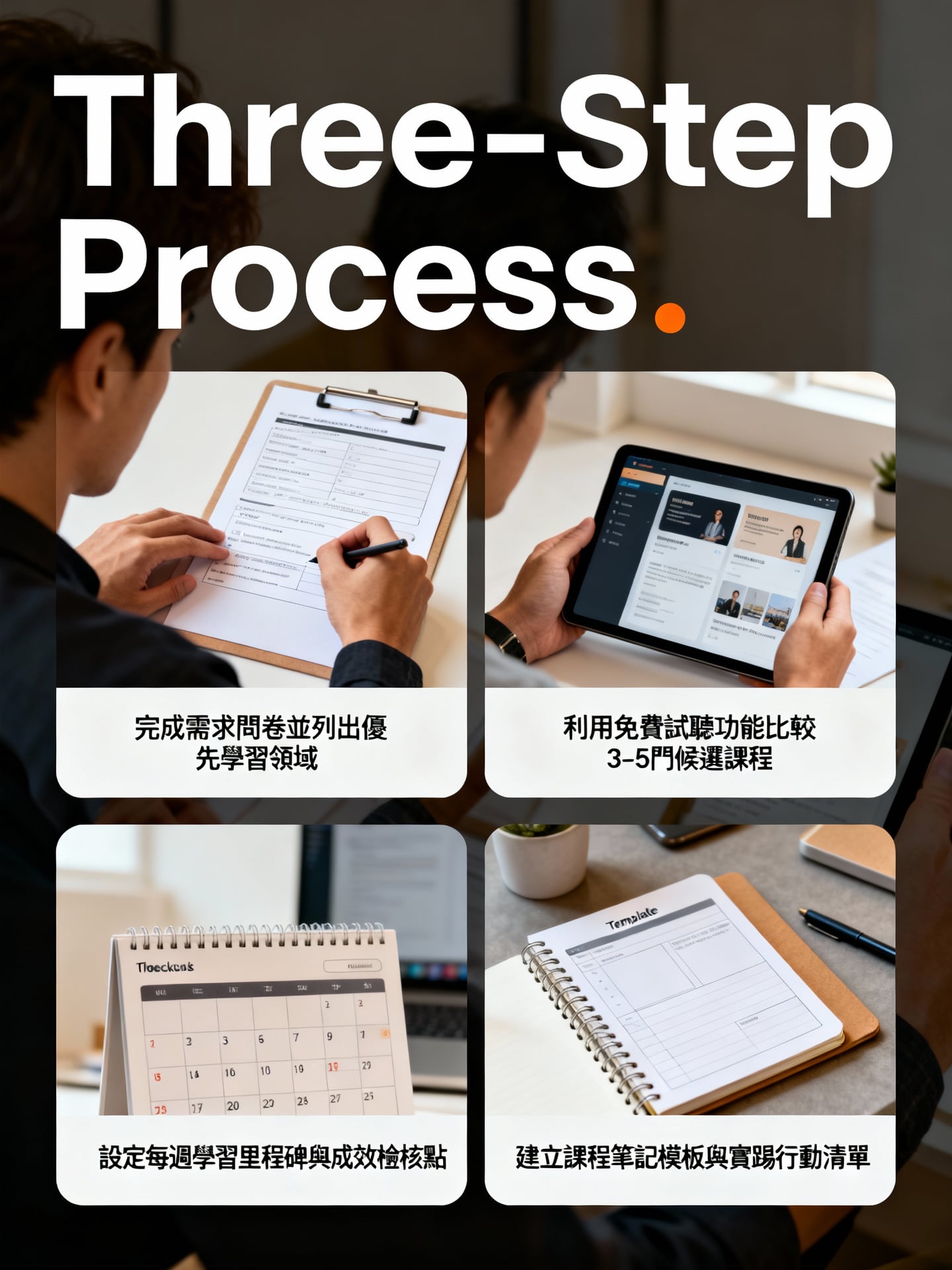 三階段選課流程實作指南 - 說明圖片