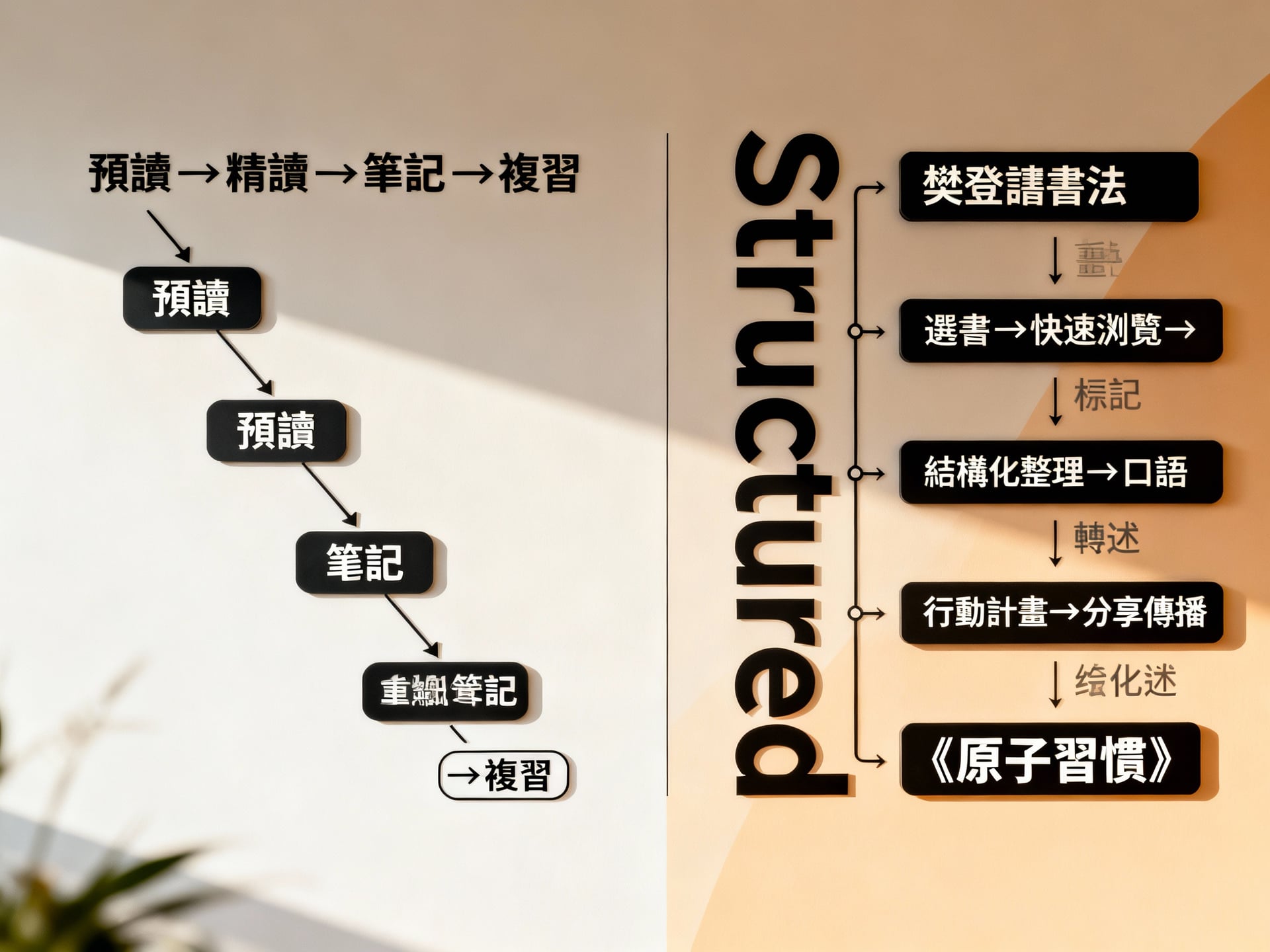 差異二：方法流程的結構化對比 - 說明圖片