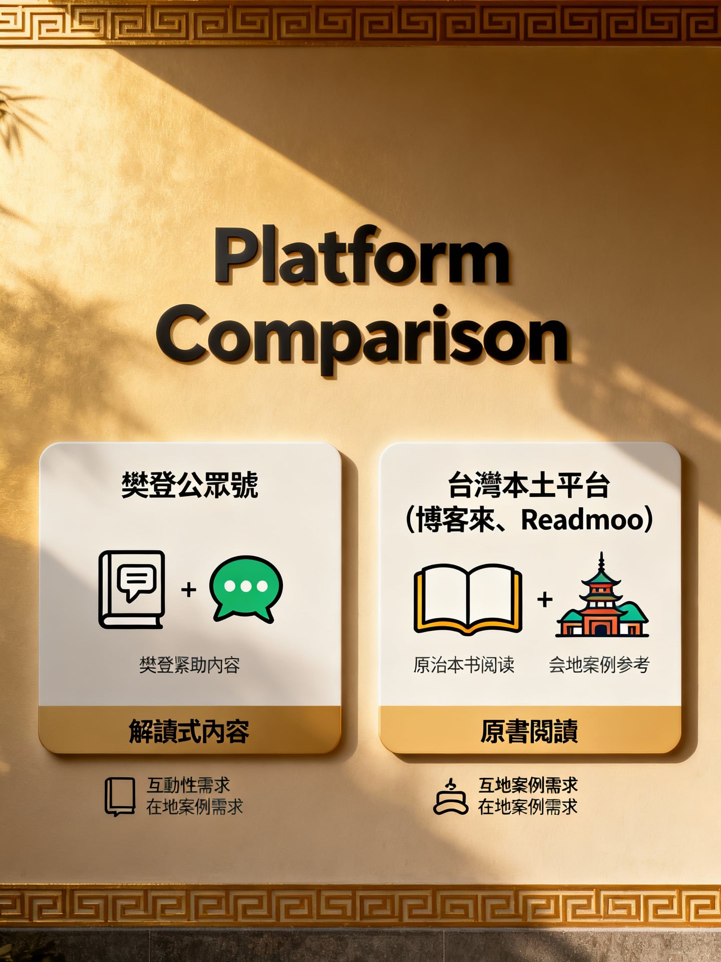 與台灣本土知識平台及閱讀習慣的對比 - 說明圖片