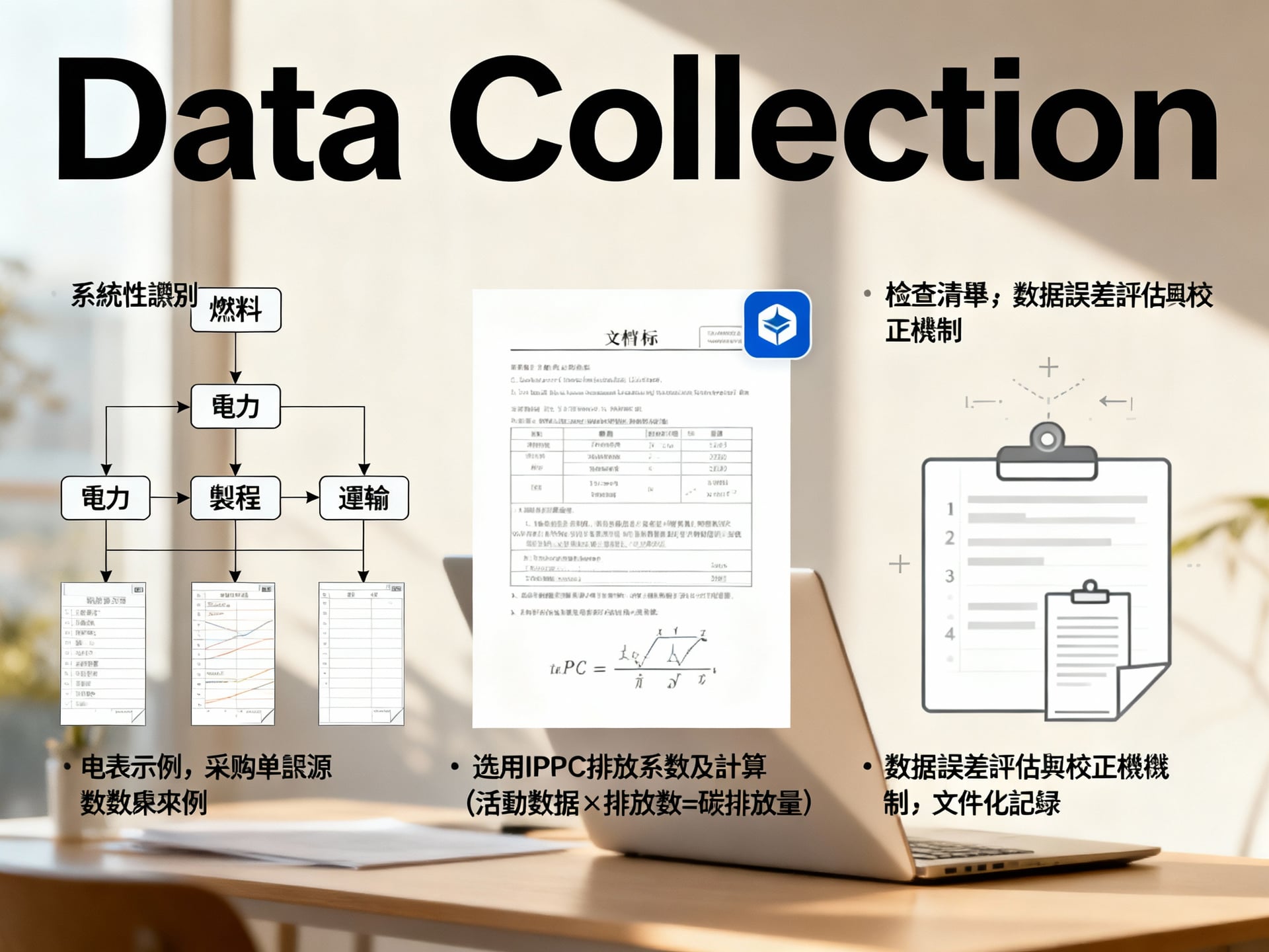 數據收集、計算與確證的詳細步驟 - 說明圖片