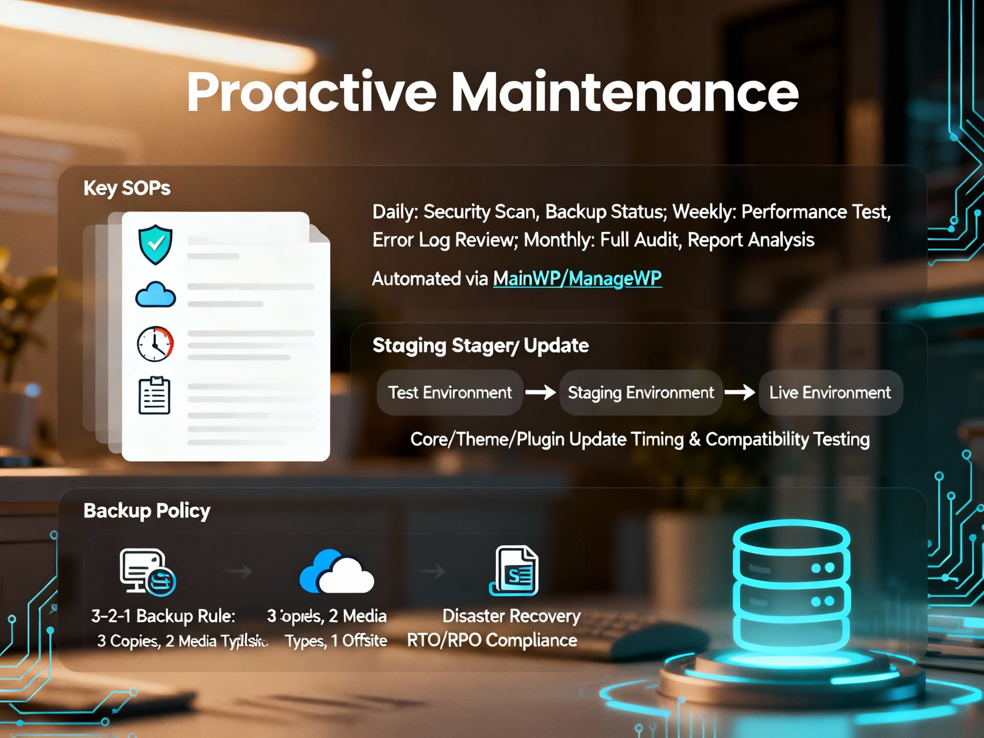第二章：預防性維運的具體標準作業程序（SOP） - 說明圖片