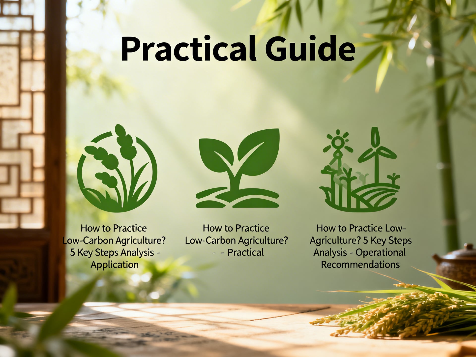 如何實踐低碳農業？5個關鍵步驟解析實務應用 - 說明圖片