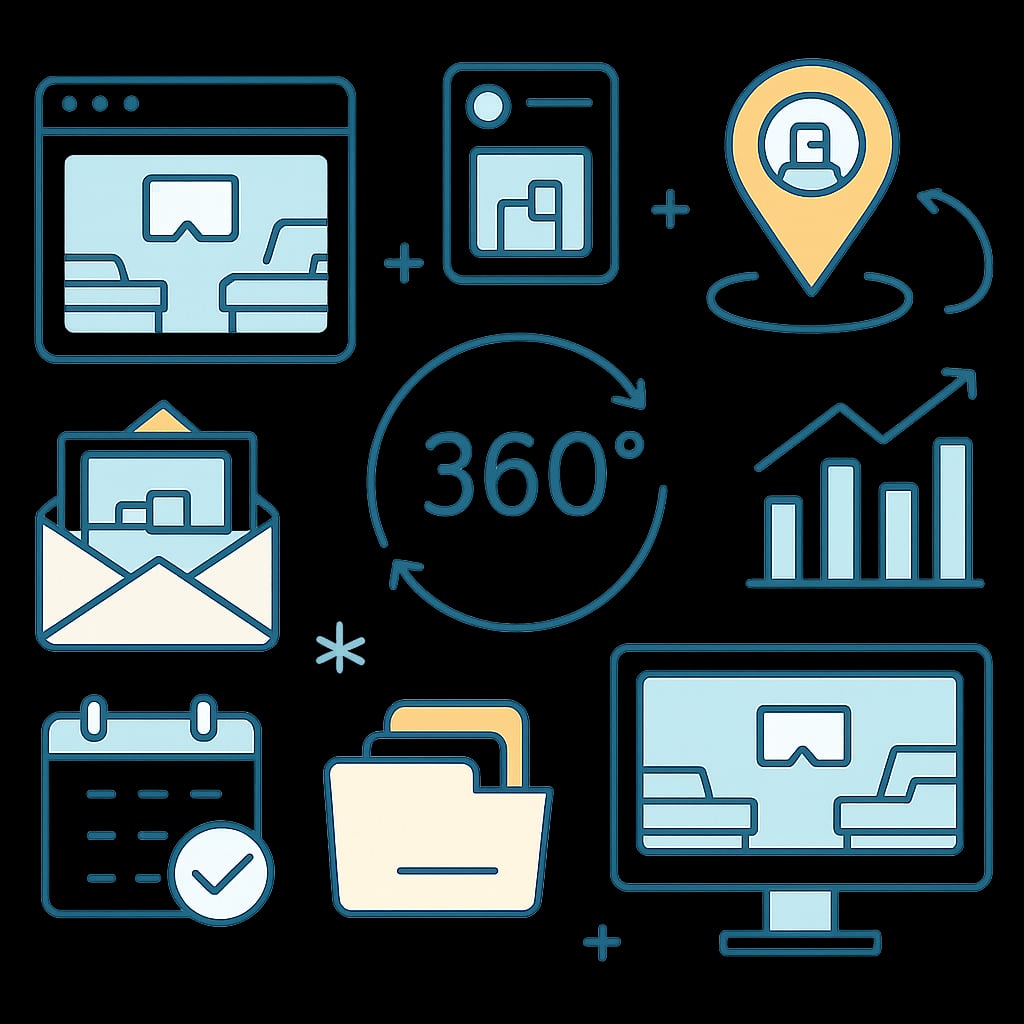 整合行銷策略：最大化環景內容的影響力 - 說明圖片