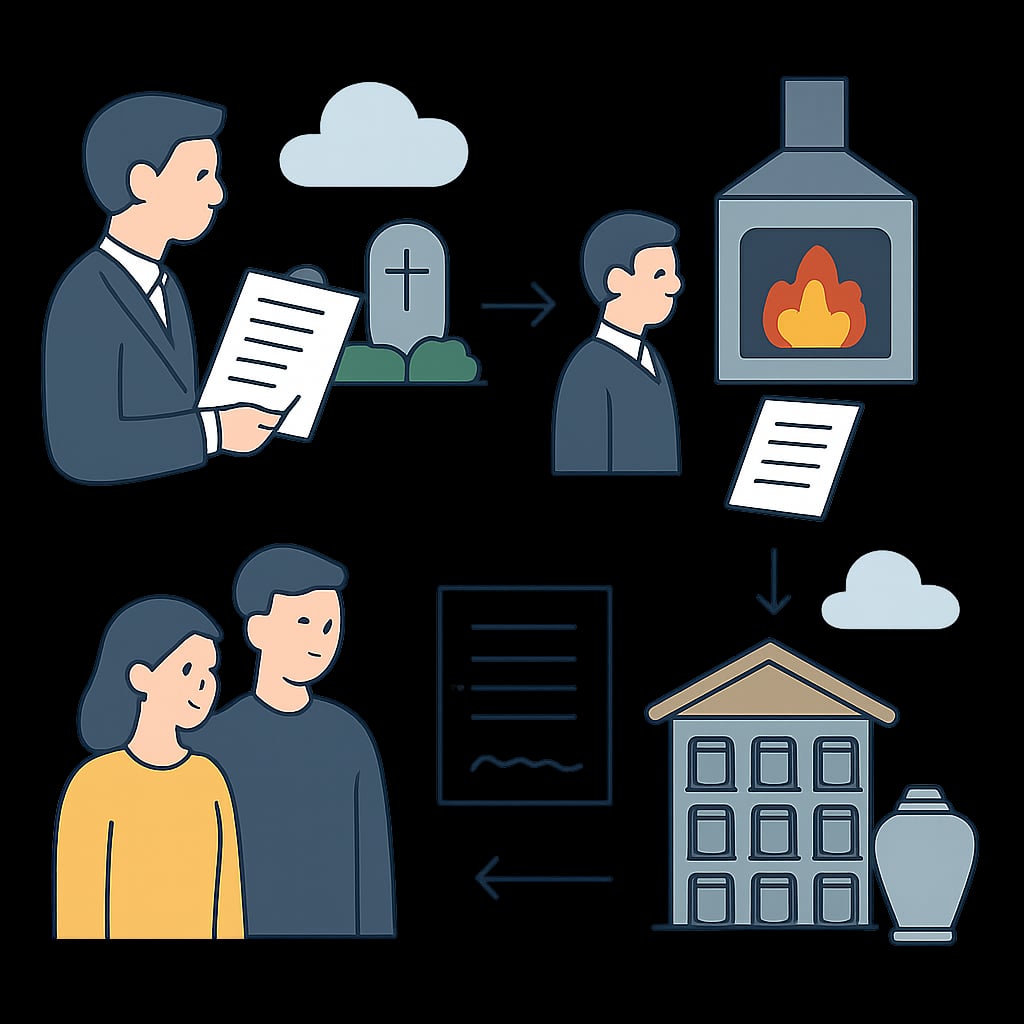 墓葬、火化及骨灰存放的許可實務 - 說明圖片