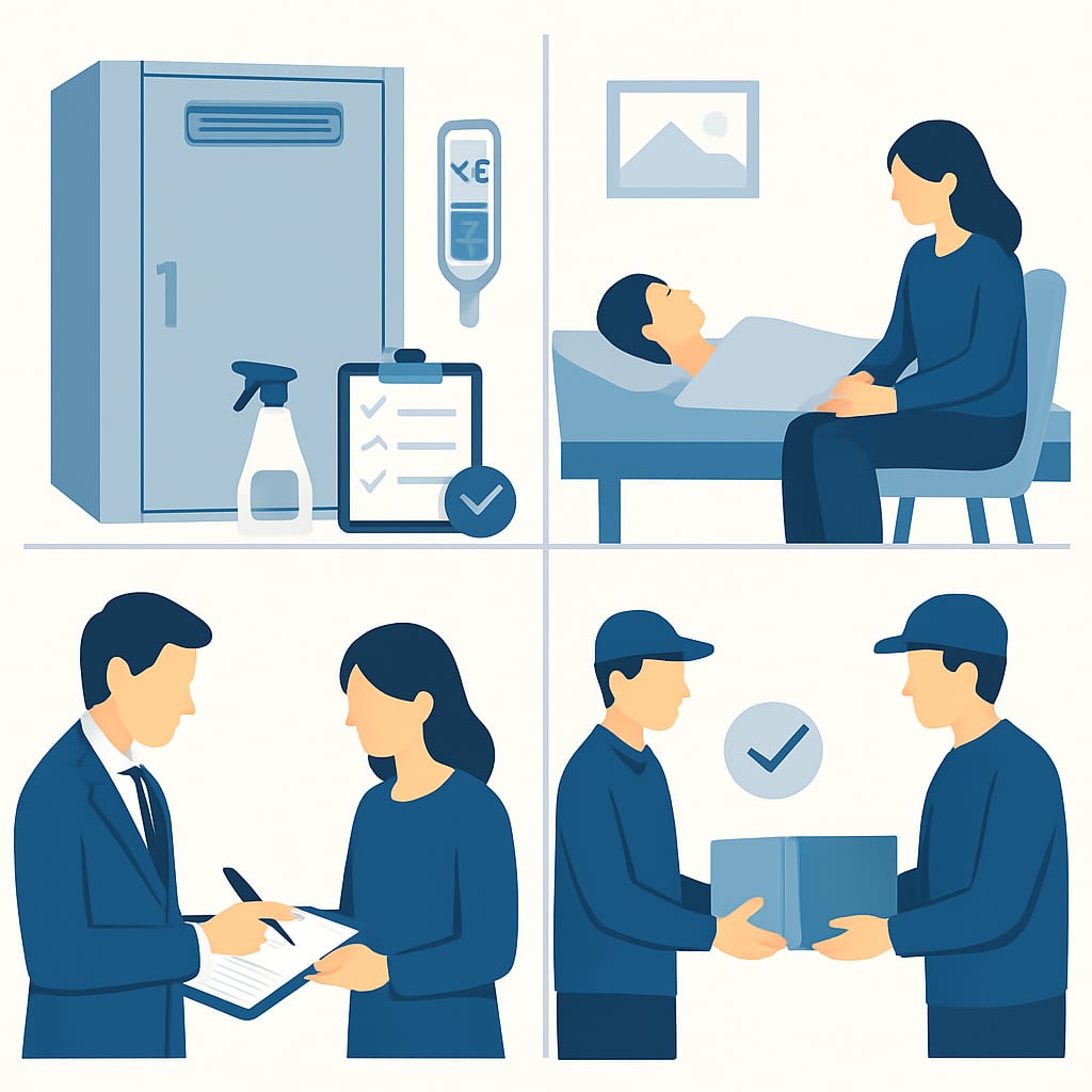 第三階段：保存管理、家屬探視與後續領回程序 - 說明圖片