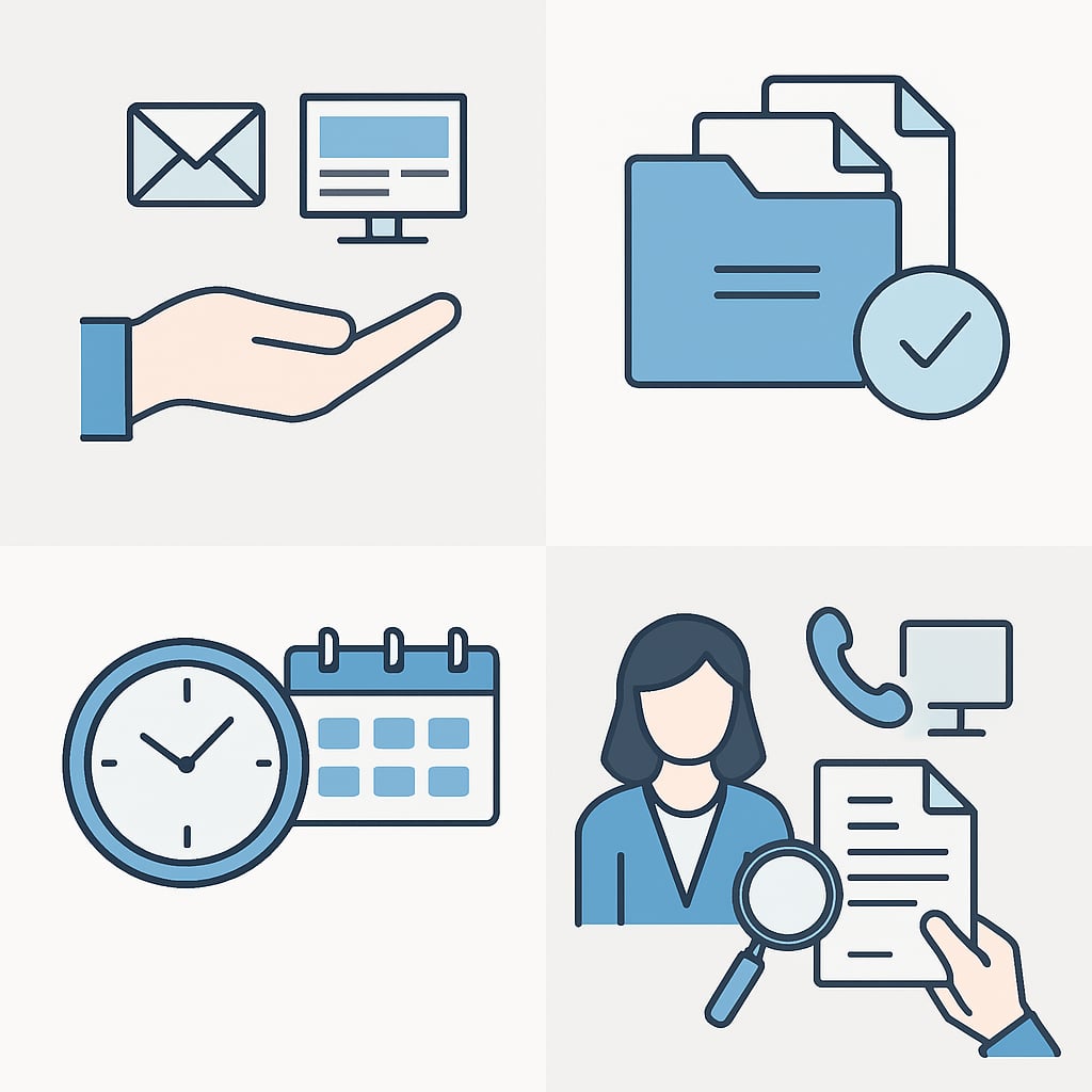 第三步:文件遞交、查詢與後續注意事項 - 說明圖片