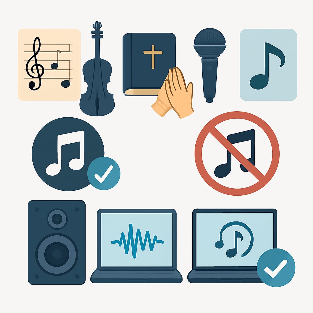 第三步：選擇音樂類型與來源 - 說明圖片