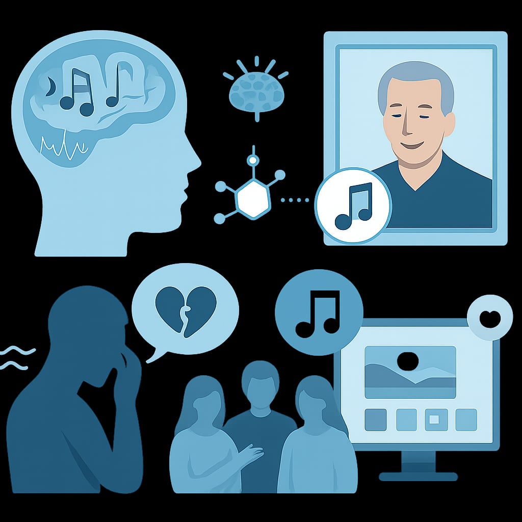 療癒科學依據：AI客製音樂如何支持哀傷歷程與心理復原 - 說明圖片