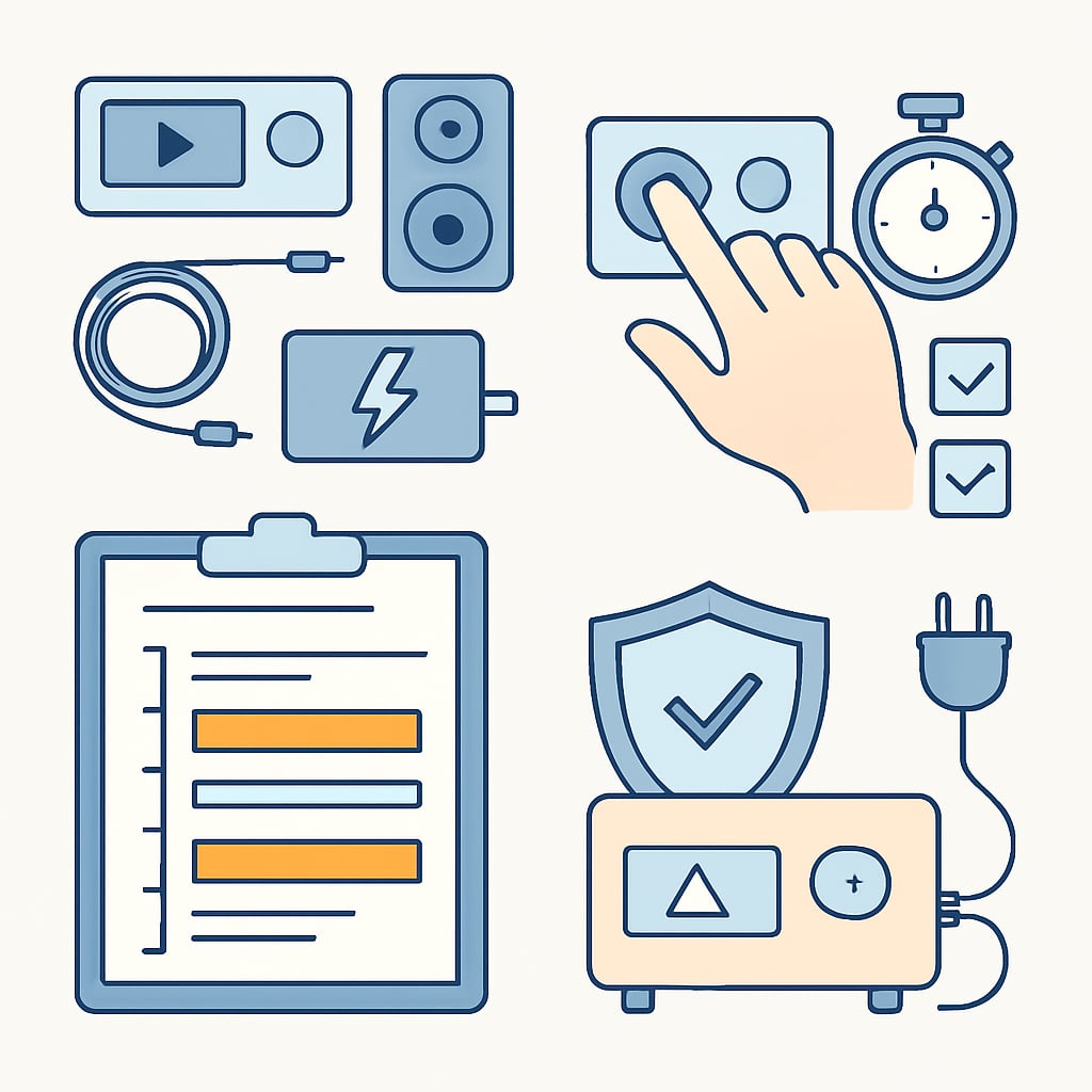 第三步：技術安排與播放執行 - 說明圖片