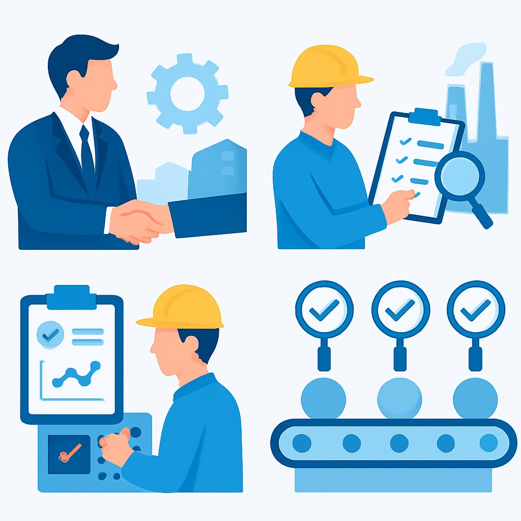 第三階段：生產製造與品質管控 - 說明圖片