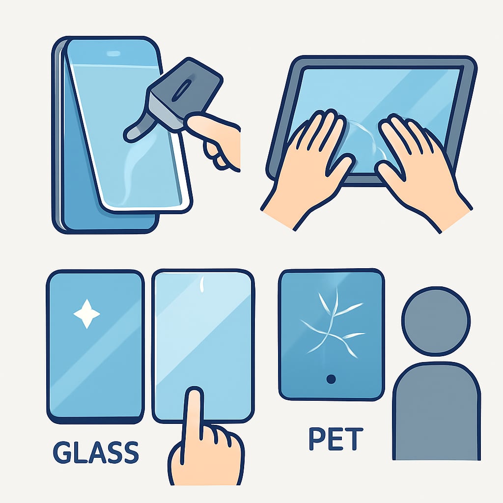 不同裝置與膜材的應用實例 - 說明圖片