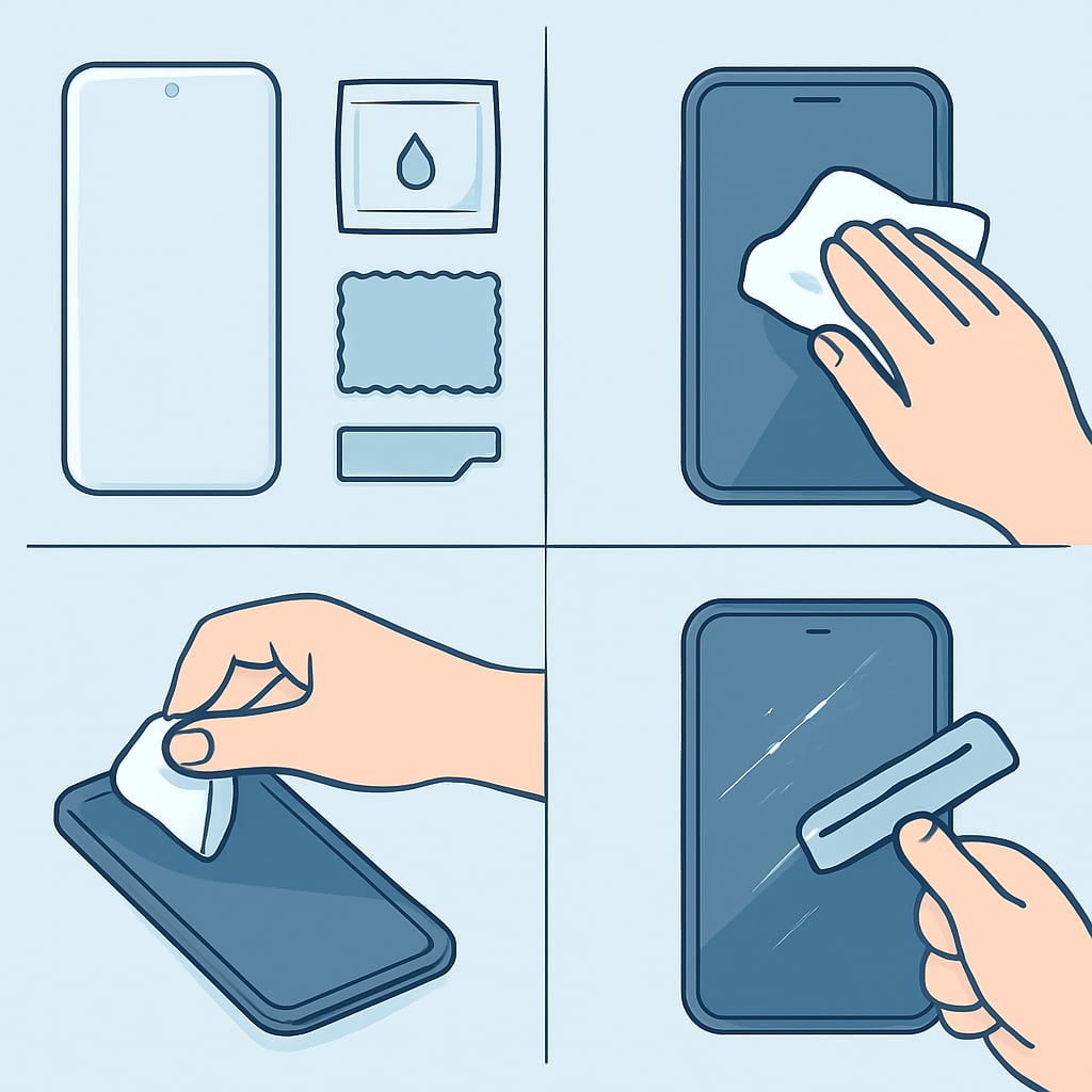 零失敗安裝教學：從清潔到貼合的詳細步驟圖解 - 說明圖片