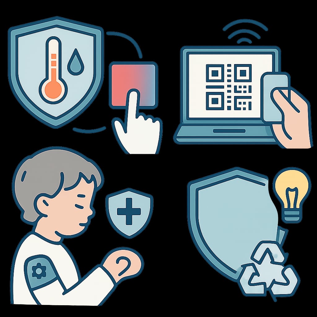 趨勢三:創新智慧材質與互動式安全設計 - 說明圖片