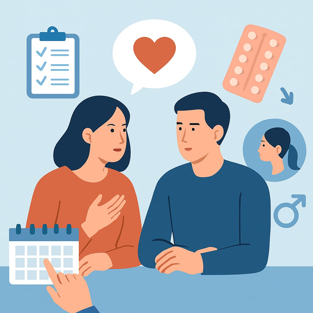 心理與關係層面:避孕決策中的溝通與共識 - 說明圖片