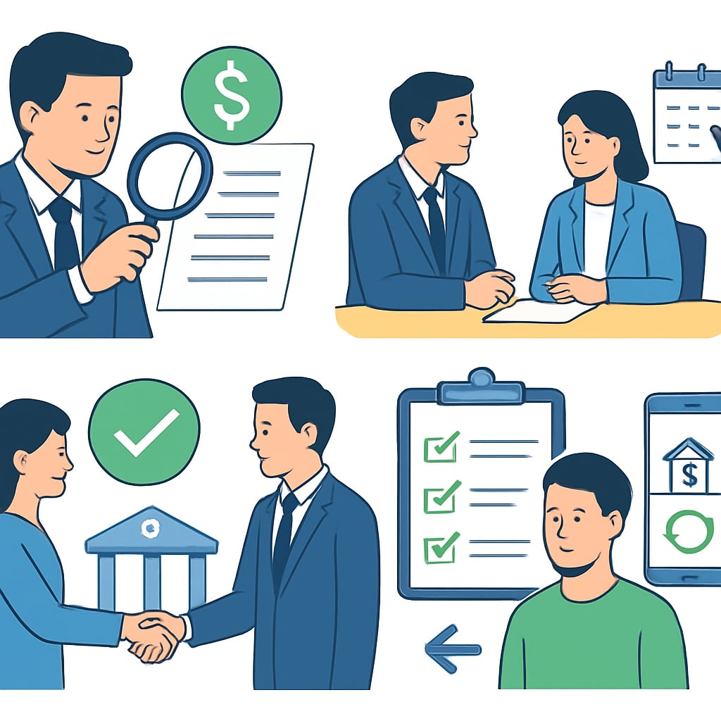 第三步：簽約對保與後續管理 - 說明圖片