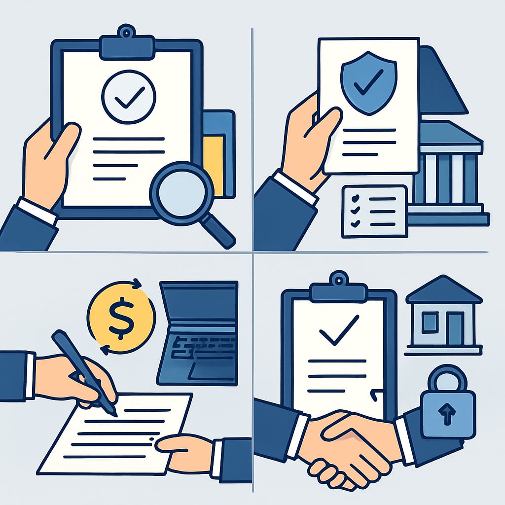 第三步：盡職調查、協議簽訂與資金撥付 - 說明圖片