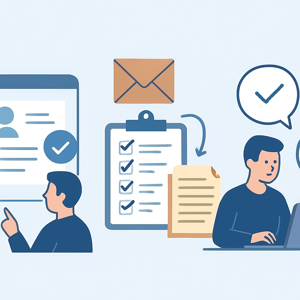 申請流程的執行步驟 - 說明圖片