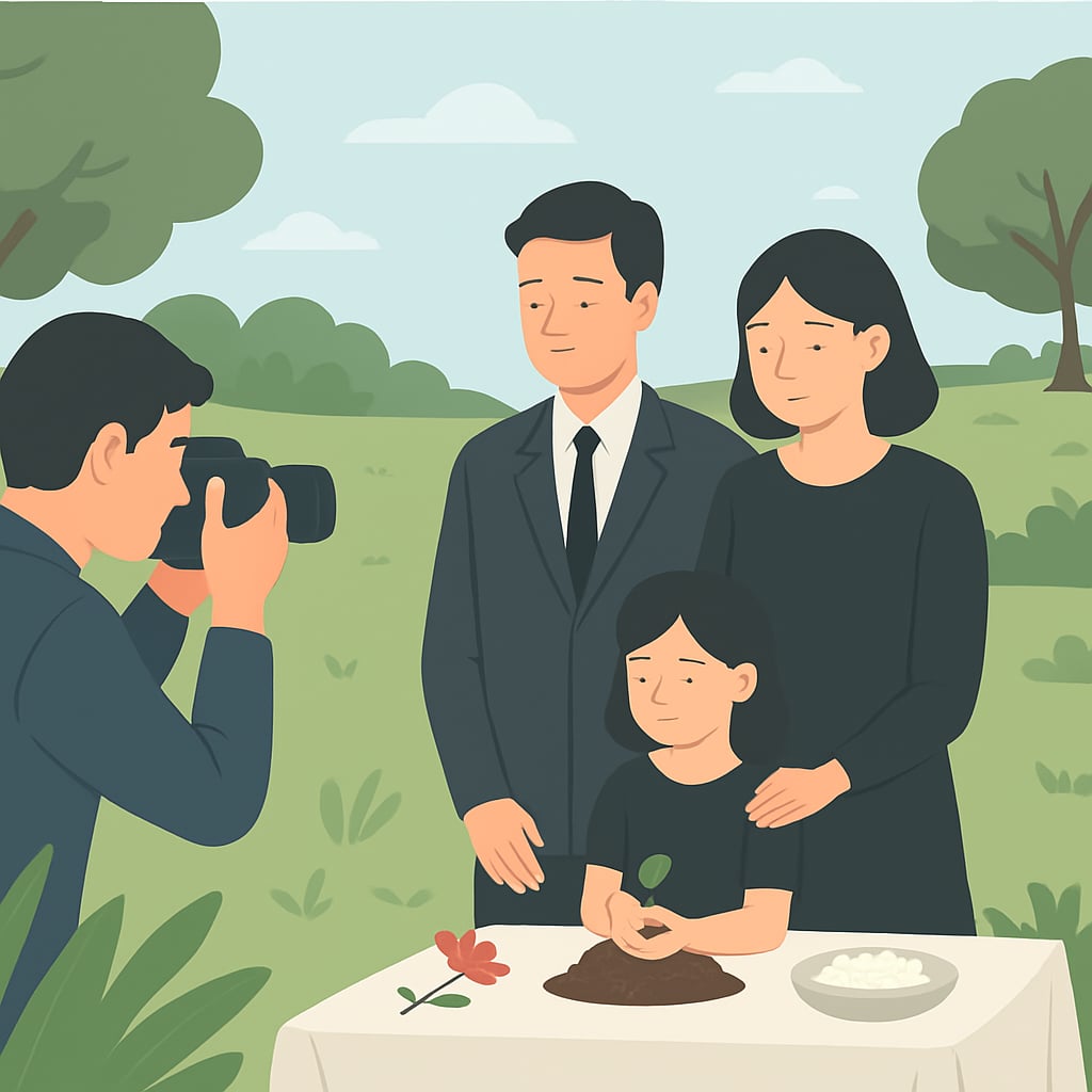 第三步：環保葬儀式的專屬攝影紀錄重點 - 說明圖片