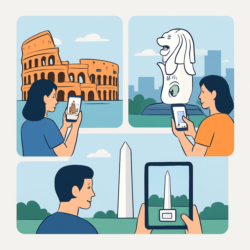 全球AR紀念碑應用實例解析 - 說明圖片