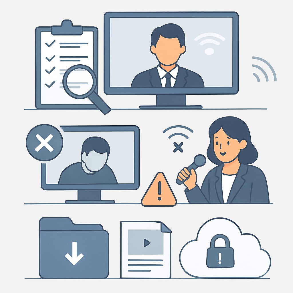 技術穩定性的關鍵：線上告別式故障排除完整檢查清單 - 說明圖片