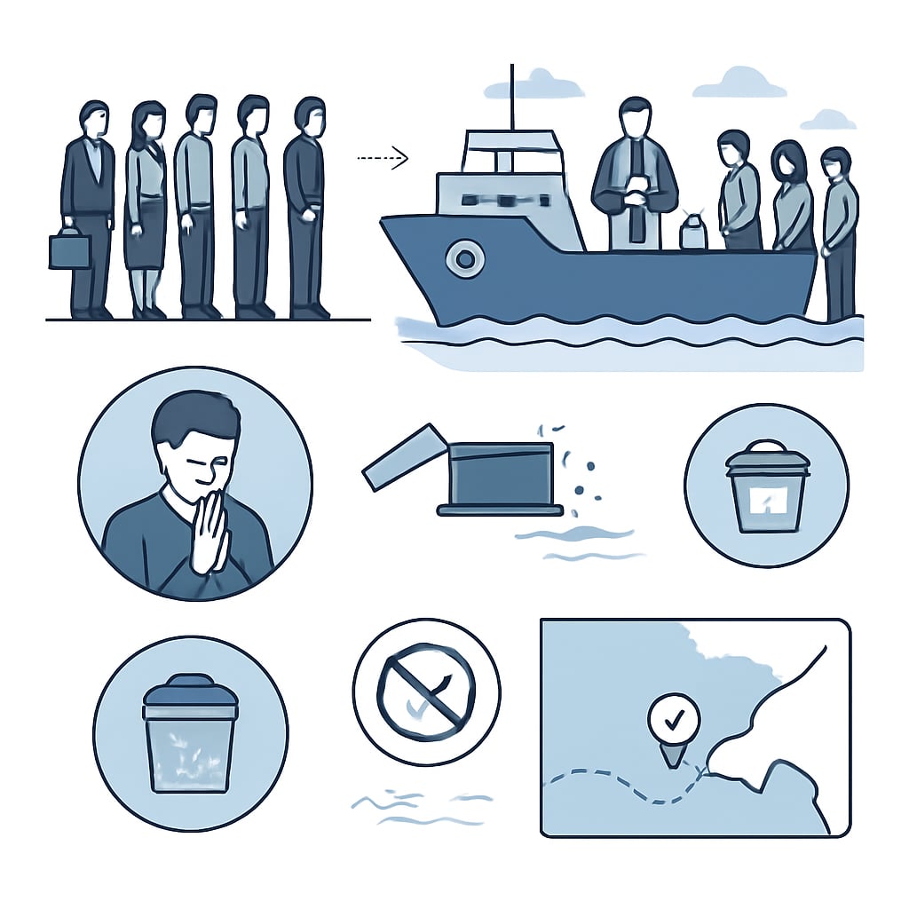 出海執行儀式的實務細節與注意事項 - 說明圖片