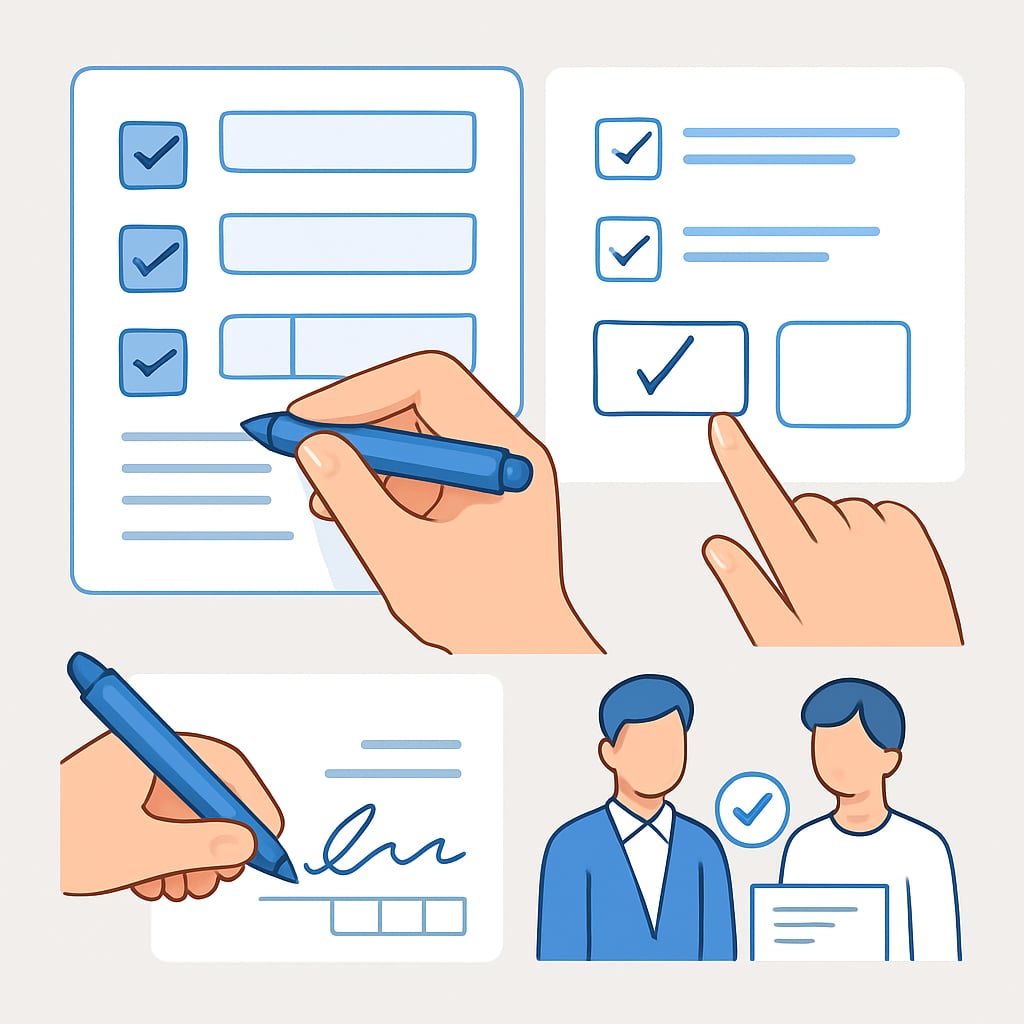 第三步：逐步填寫指南與注意事項 - 說明圖片