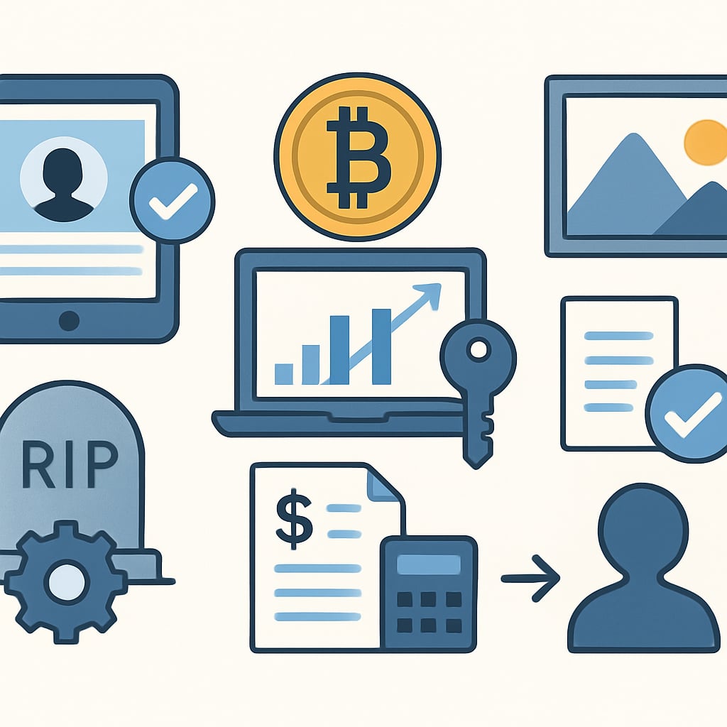 不同類型數位資產的具體處理策略 - 說明圖片