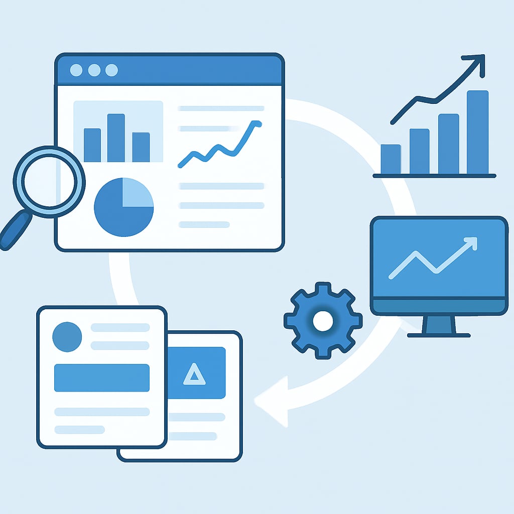 成效評估：數據驅動的內容優化循環 - 說明圖片