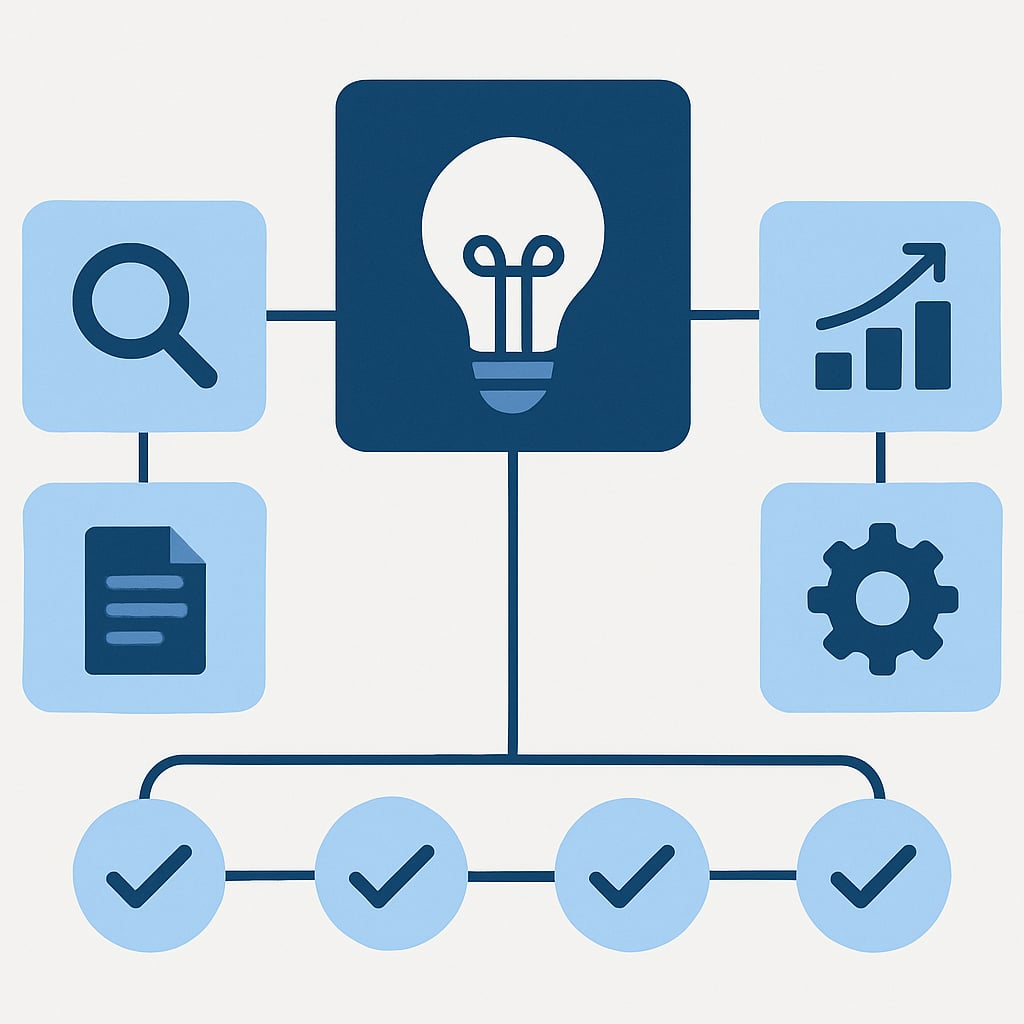第三步：關鍵字分組與主題規劃 - 說明圖片
