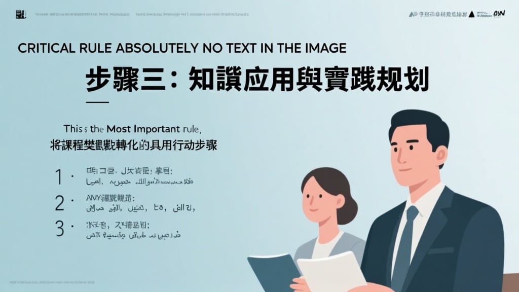 步驟三：知識應用與實踐規劃 - 說明圖片