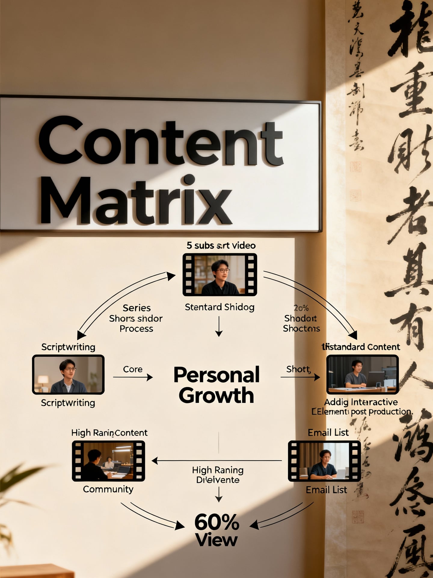 樊登排名實用案例解析:掌握3步驟提升60%轉化率 3 實例二:知識短視頻的內容矩陣應用 - 說明圖片