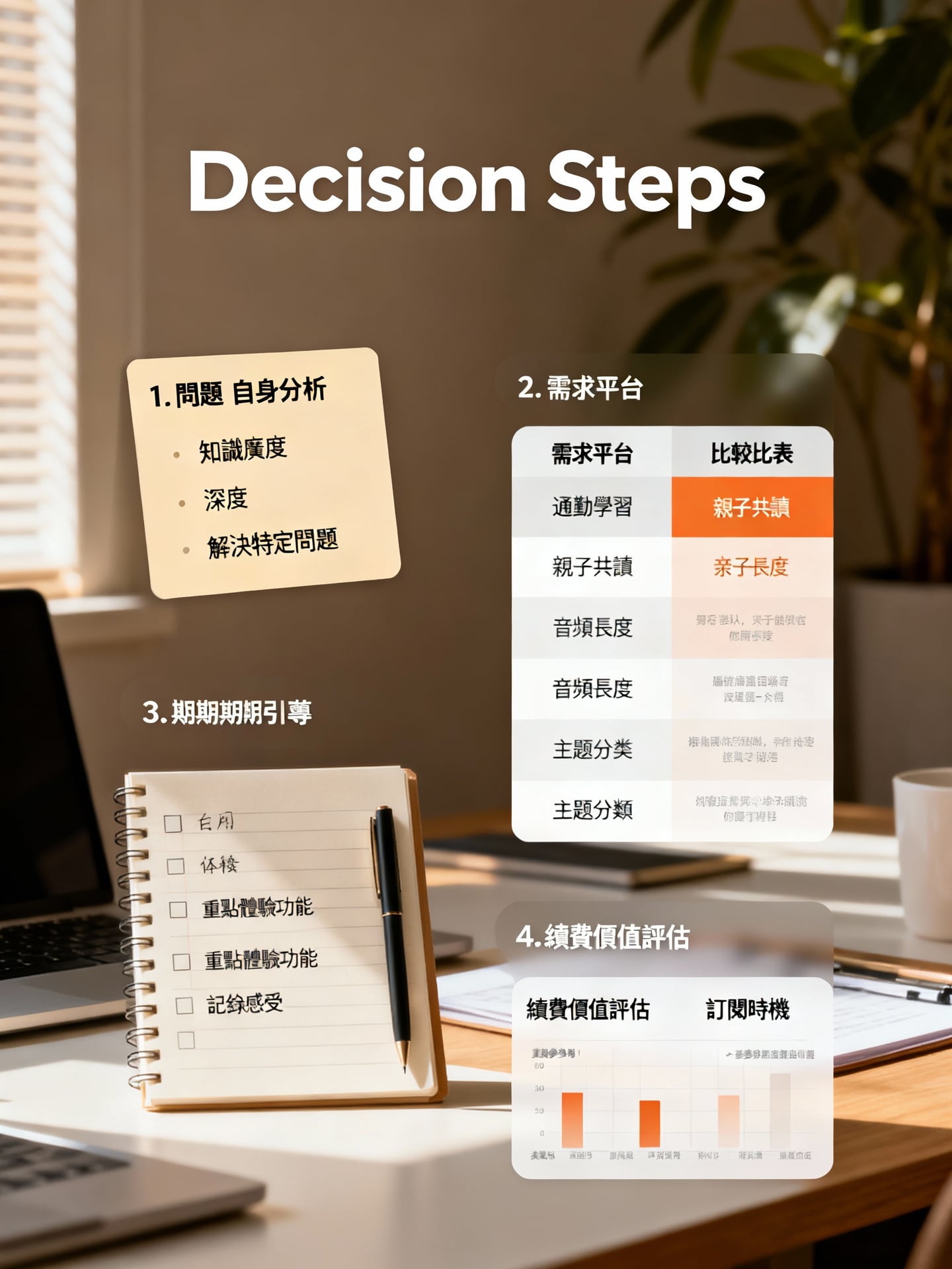 四步驟決策法：找到最適合您的知識服務 - 說明圖片