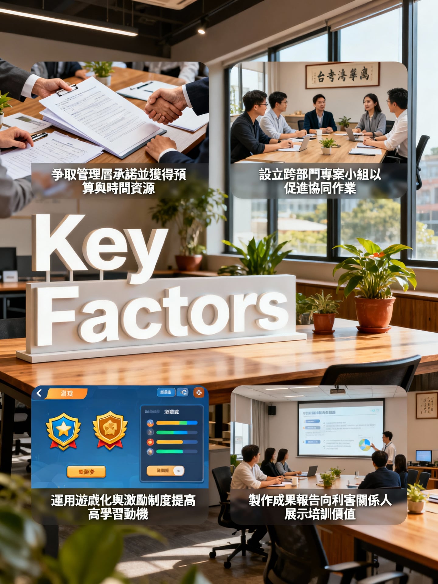 張琦培訓實戰案例:台灣企業如何成功落地執行指南 4 關鍵成功因素與常見挑戰應對 - 說明圖片