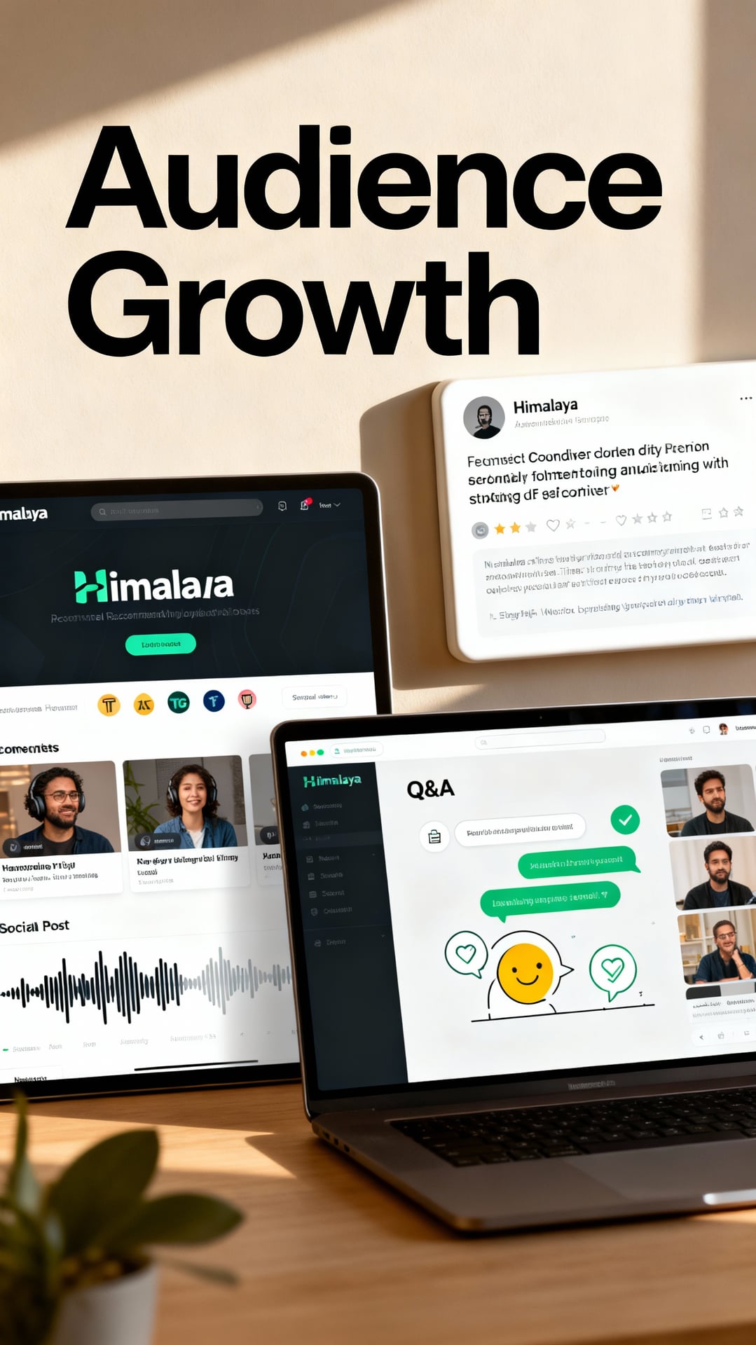 頻道推廣與聽眾互動 - 說明圖片